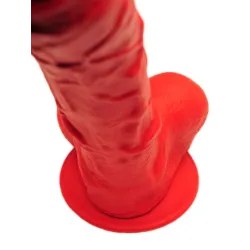 Stretch Real Gode en silicone Stretch N°4 - 23 x 5.2cm Rouge